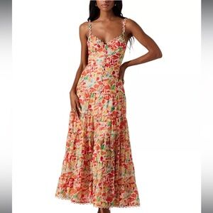 ASTR the Label Tazia Maxi Multicolor Dress